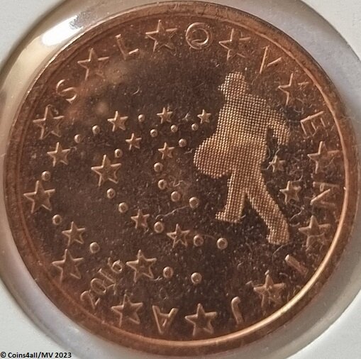 Slovenië 5 cent Jaartal selecteren