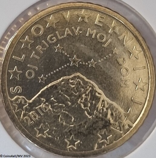 Slovenië 50 cent Jaartal selecteren