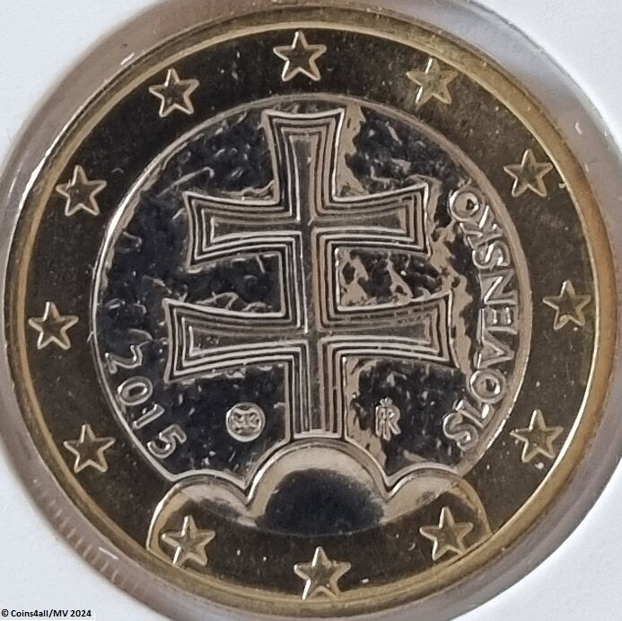Slowakije 1 Euro Jaartal selecteren