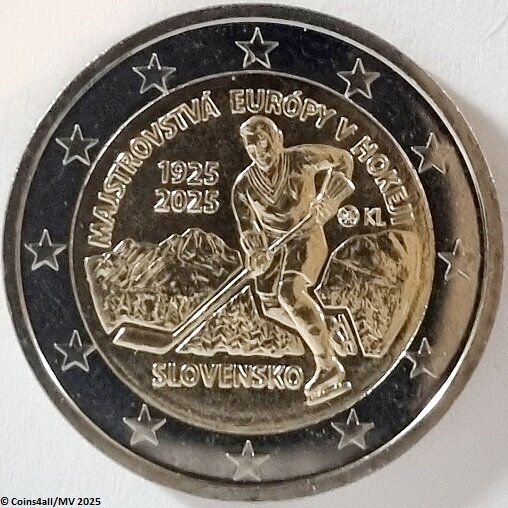Slowakije 2 Euro 2025 