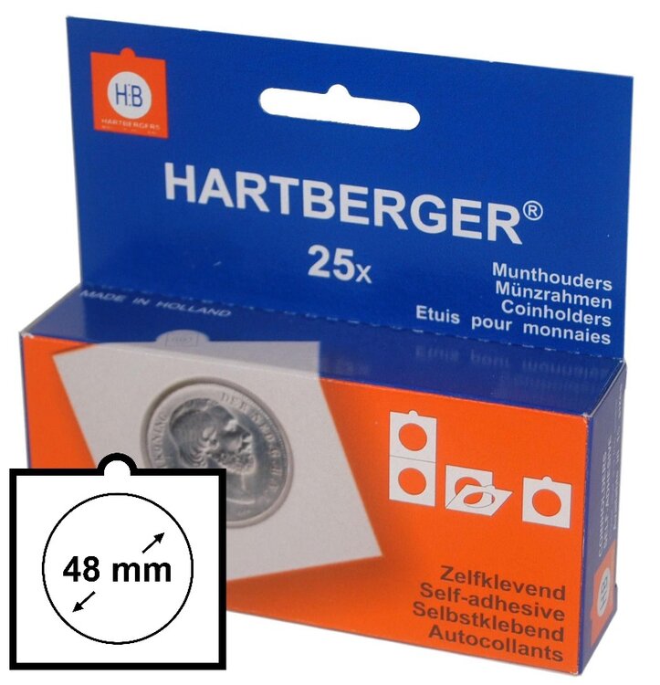 Munthouders zelfklevend 48 mm, 8320048