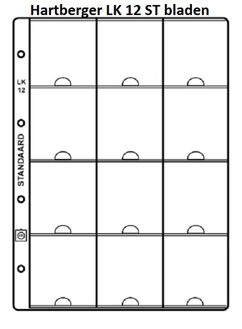 Hartberger LK 12, standaard bladen, 10 stuks
