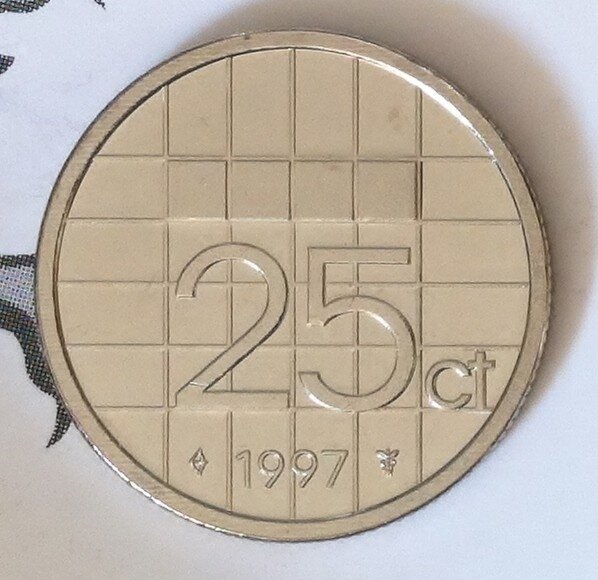 Beatrix 25 Cent 1997, FDC