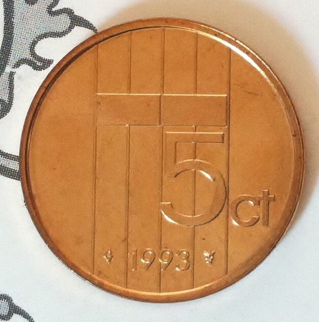Beatrix 5 Cent 1993, FDC