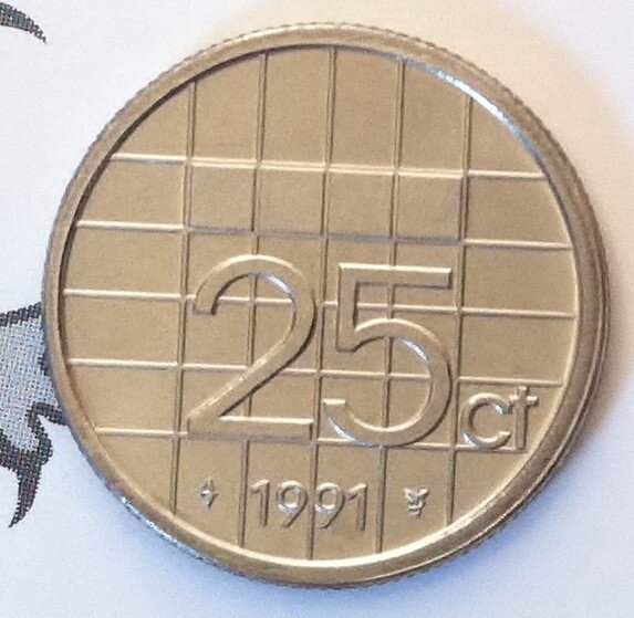 Beatrix 25 Cent 1991, FDC