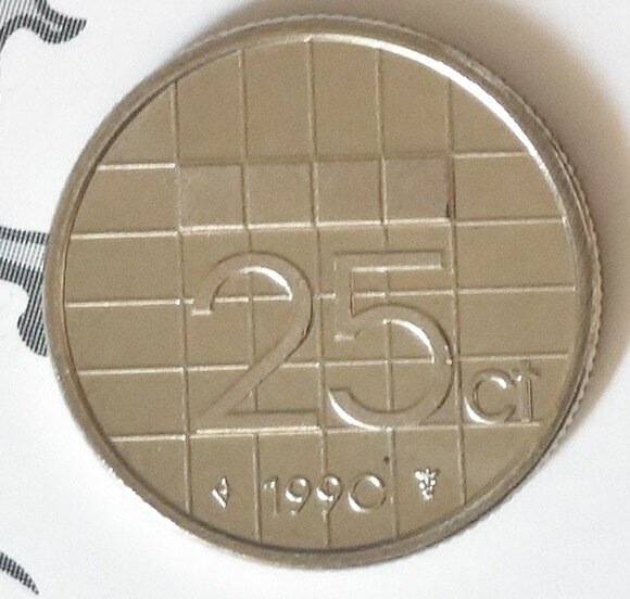 Beatrix 25 Cent 1990, FDC