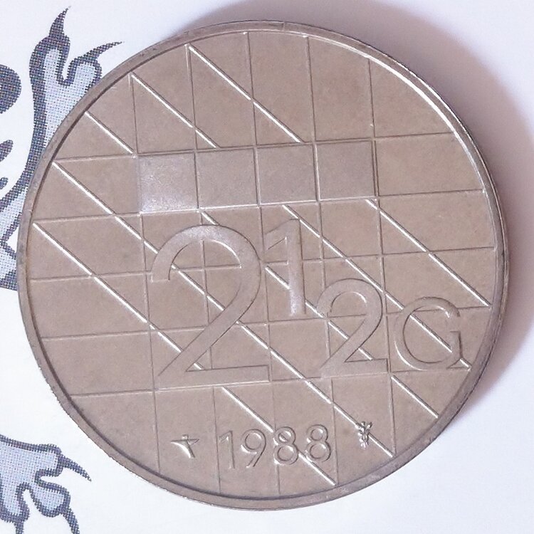 Beatrix 2½ Gulden 1988, FDC