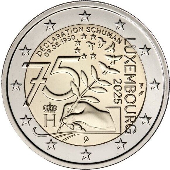 Luxemburg 2 Euro 2025 