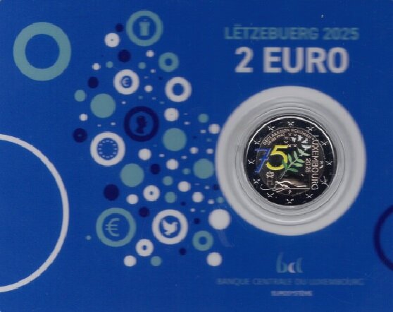 Luxemburg 2 Euro 2025 