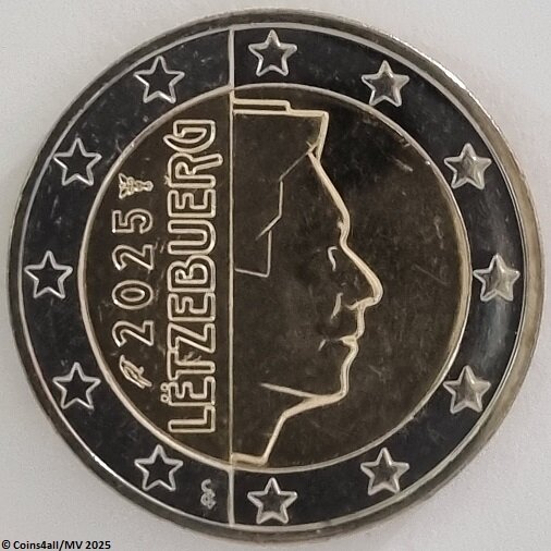 Luxemburg 2 Euro Jaartal te selecteren