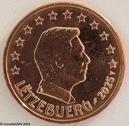 Luxemburg 5 Cent Jaartal te selecteren