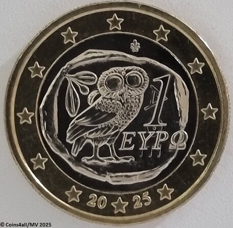 Griekenland 1 Euro Jaartal te selecteren