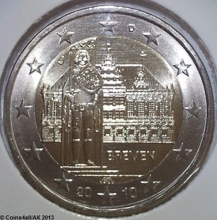 Duitsland 2 Euro 2010 