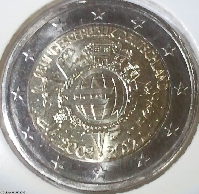 Duitsland 2 Euro 2012 
