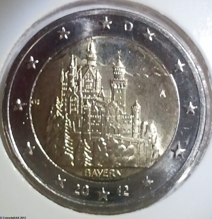 Duitsland 2 Euro 2012 