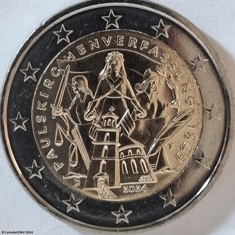 Duitsland 2 Euro 2024 