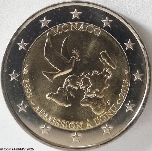 Monaco 2 euro 2013 