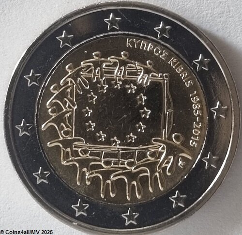 Cyprus 2 Euro 2015 