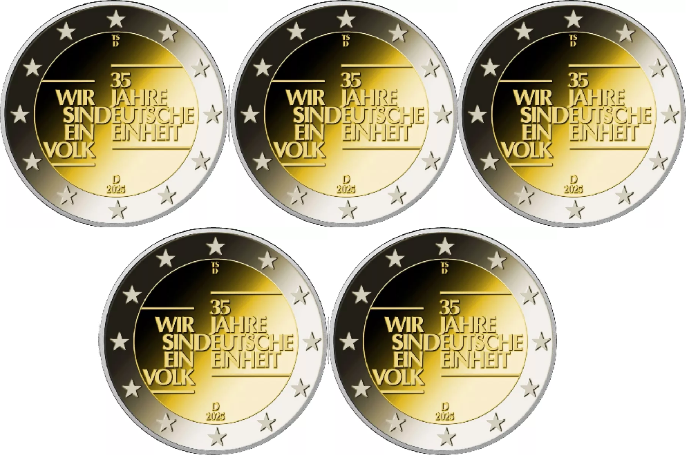 Duitsland 2 Euro 2025 