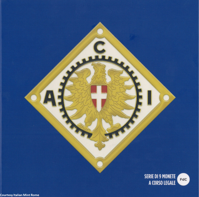 Italië BU-Set 2025 met 3 euromunt 