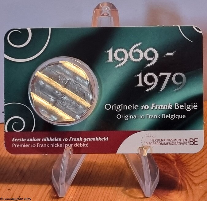 België Numismatische coincard 2025 