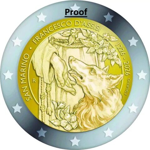 San Marino 2 Euro 2026 