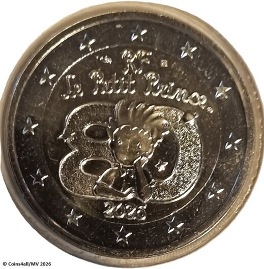 Frankrijk 2 Euro 2026 