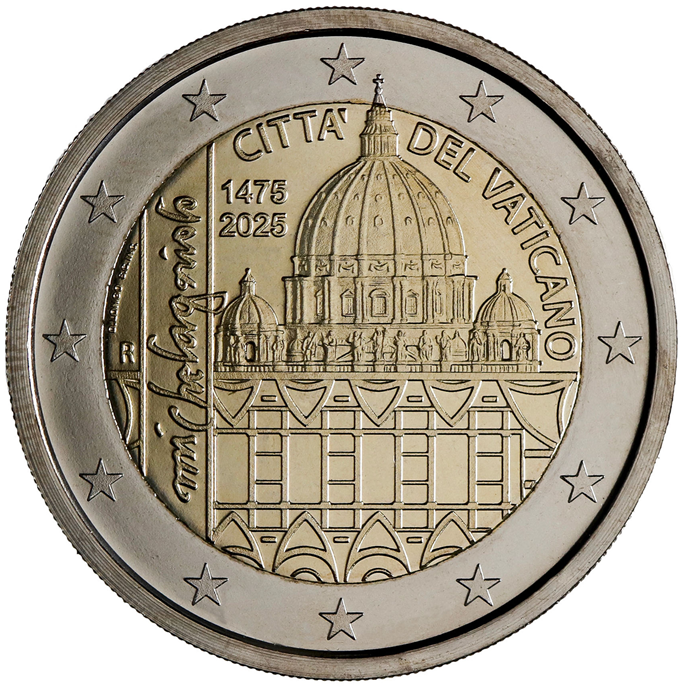 Vaticaanstad 2 euro 2025 
