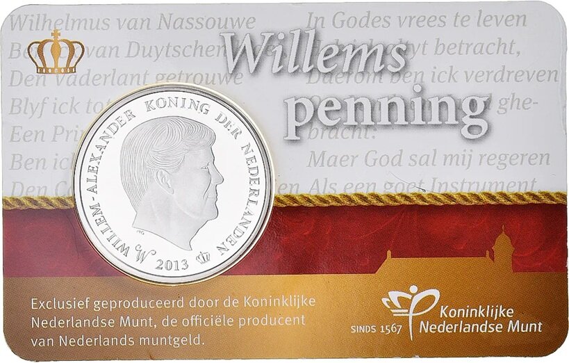 Nederland penning 2013 