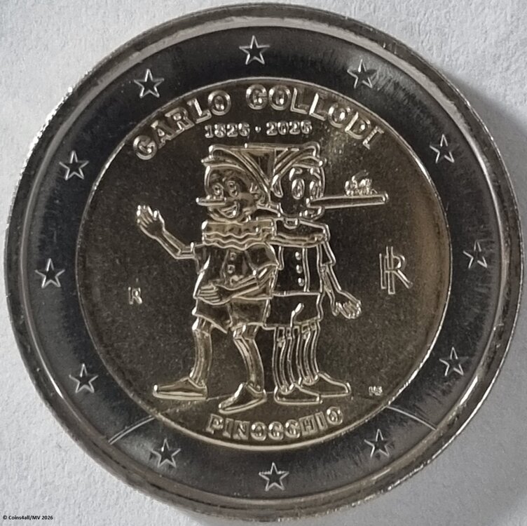 Italië 2 Euro 2026 