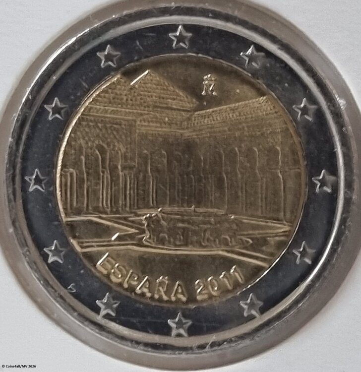 Spanje 2 euro 2011 