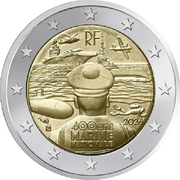 Frankrijk 2 Euro 2026 