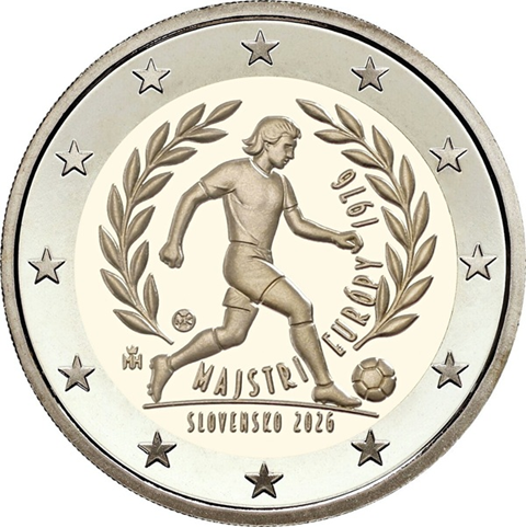 Slowakije 2 Euro 2026 