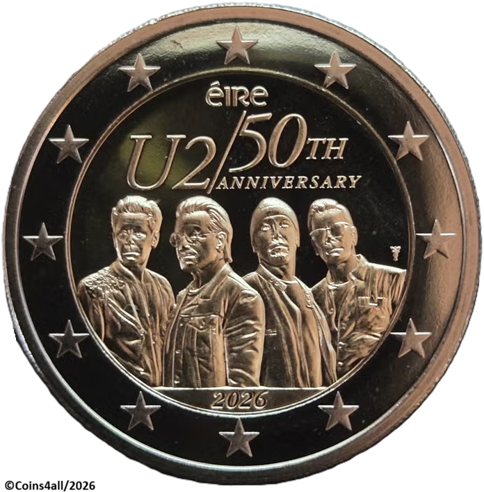 Ierland 2 Euro 2026 
