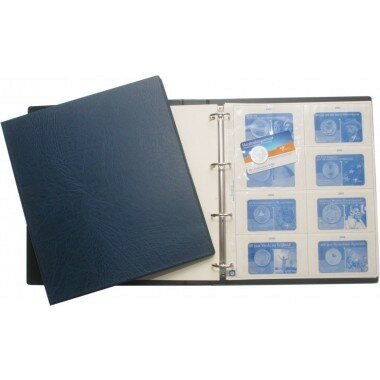 Euroalbum Coincards Nederland 2002-2021 compleet Deel 1, kleur blauw