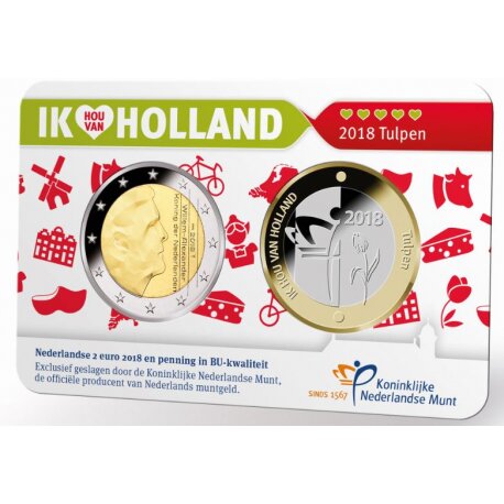 Nederland 2 euro 2018 HCF 