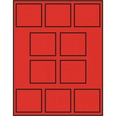 Muntenbox standaard met 10 rechthoekige vakjes van 69 x 62 mm