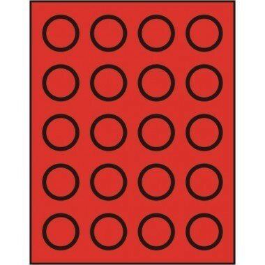 Muntenbox rookglas met 20 ronde vakjes voor munten tot 38 mm Ø.