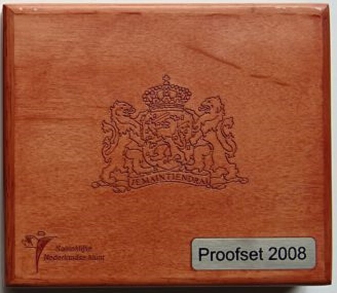 Nederland Proof-set 2008, Proof in kistje