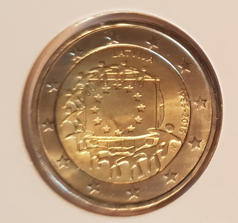 Letland 2 euro 2015 