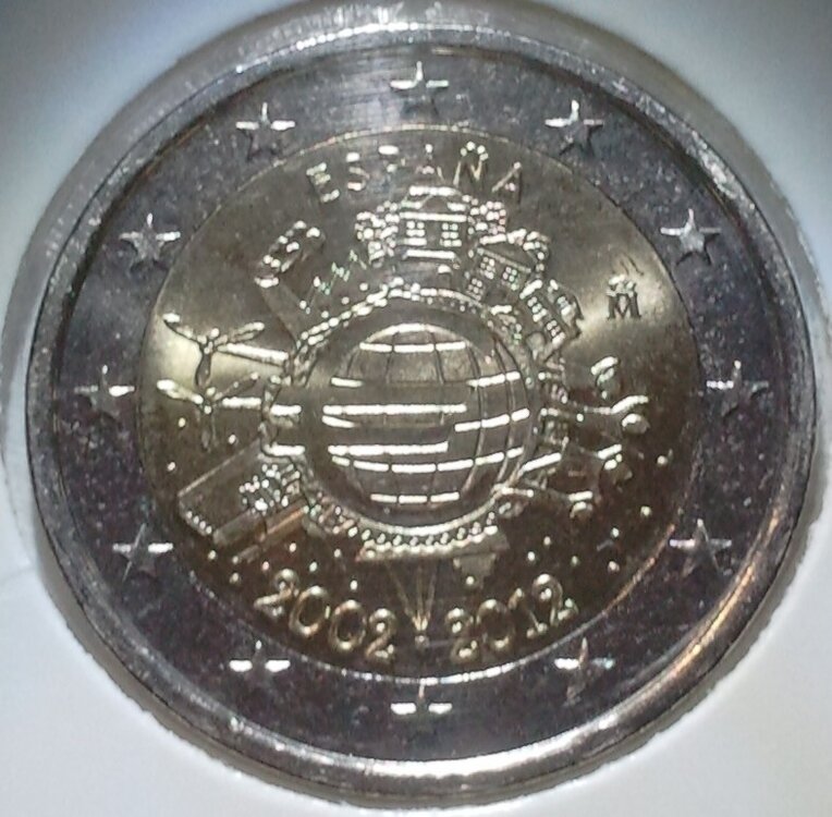 Spanje 2 euro 2012 