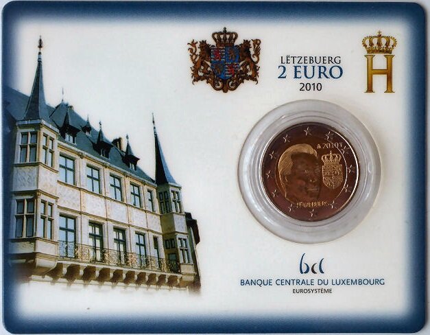 Luxemburg 2 Euro 2010 