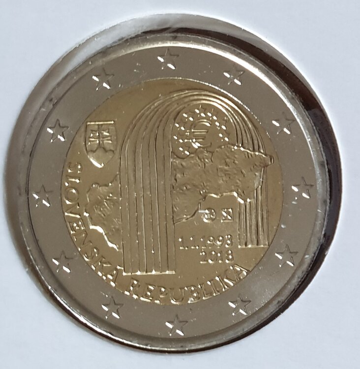 Slowakije 2 euro 2018 