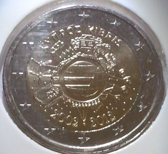 Cyprus 2 Euro 2012 10 Jaar Euro Coins4all