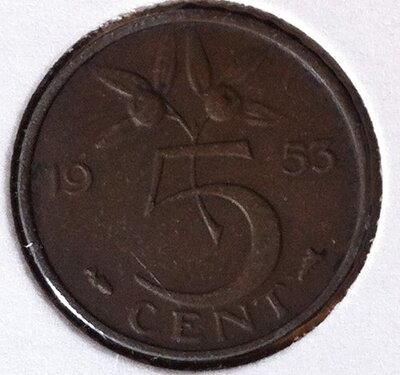 5 Cent 1953, UNC