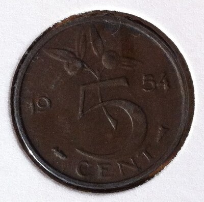 5 Cent 1954, UNC