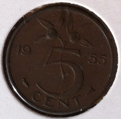 5 Cent 1955, UNC