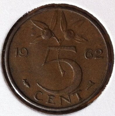 5 Cent 1962, UNC