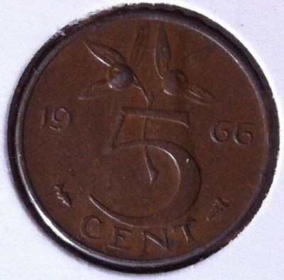 5 Cent 1966b, UNC