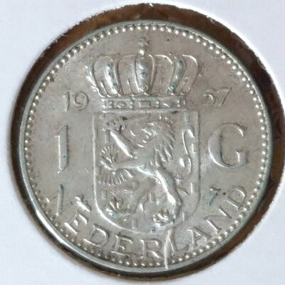 1 Gulden 1957, UNC